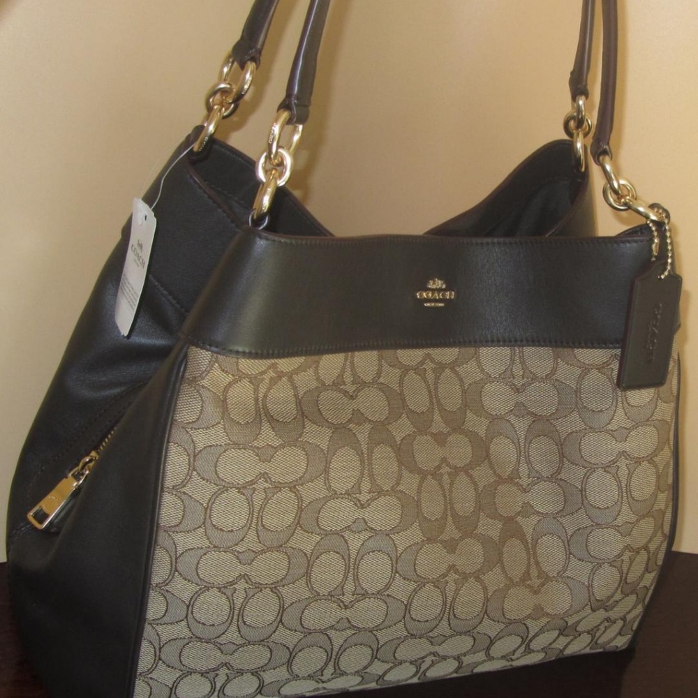 Coach Lexy F27579 Signature Jacquard shoulder bag - Picture 3 of 8
